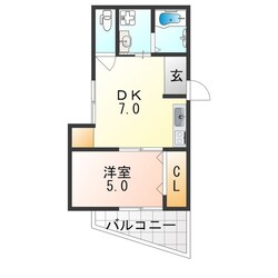 KUKULU REX　古市の物件間取画像